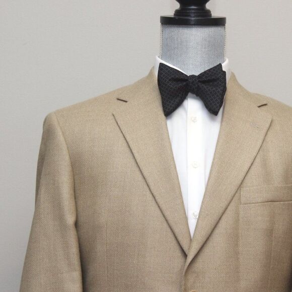 Men's Self tied Bow Tie Silk Bowtie Big Butterfly Bow tie S619 Black Plaid - Picture 8 of 13